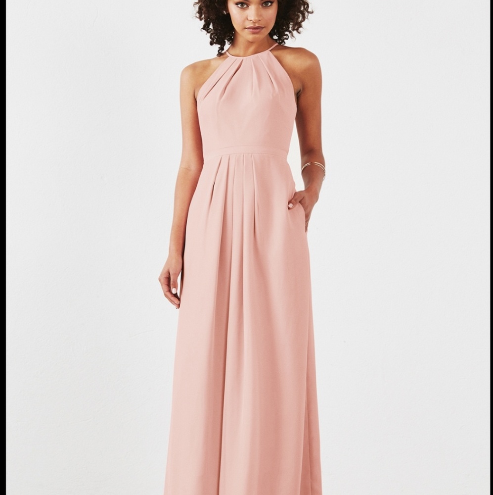 Weddington Way Blush floor length gown